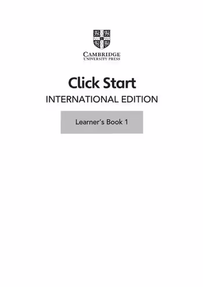 خرید و دانلود نسخه کامل کتاب Click Start International Edition Digital Learner's Book 1 (1 Year)