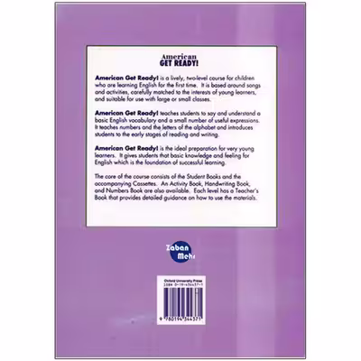کتاب زبان American Get Ready 2 اثر Felicity Hopkins انتشارات زبان مهر