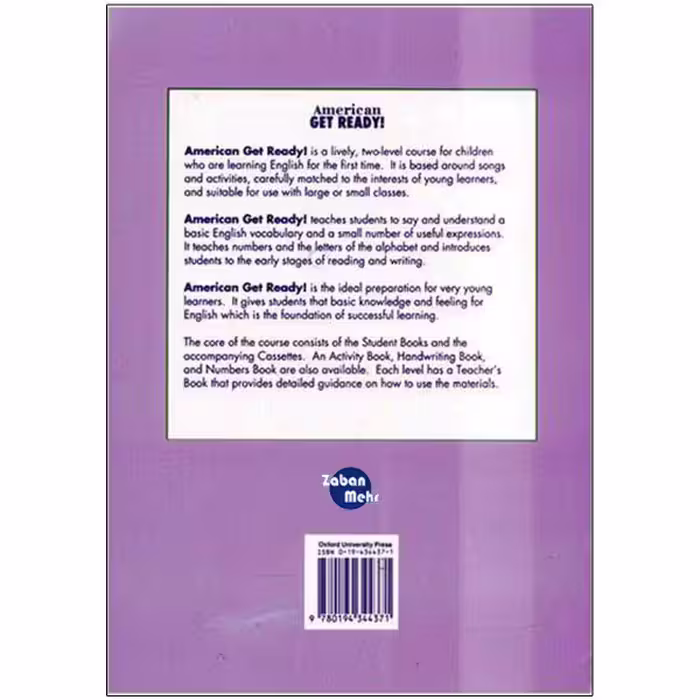 کتاب زبان American Get Ready 2 اثر Felicity Hopkins انتشارات زبان مهر