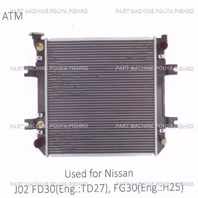 رادیاتور لیفتراک نیسان مدل Nissan J02 FD30(Eng.:TD27), FG30 Eng.:H25