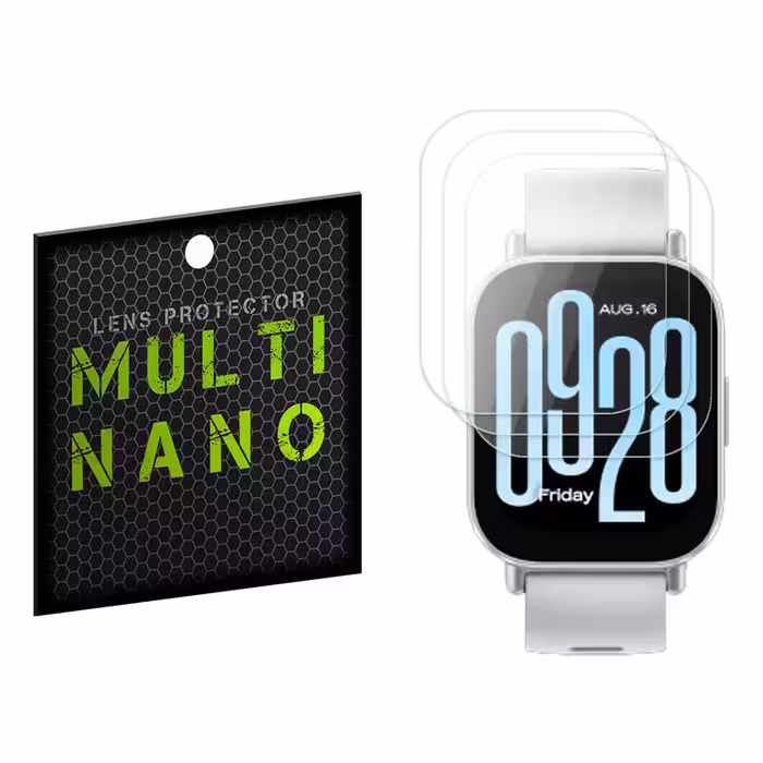 محافظ صفحه نمایش مولتی نانو مدل X-S3N مناسب برای ساعت هوشمند شیائومی Redmi Watch 5 Active بسته سه عددی | کالا برتری