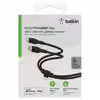 کابل تبدیل USB-C با لایتنینگ بلکین مدل CAA009bt3MBK طول 3 متر