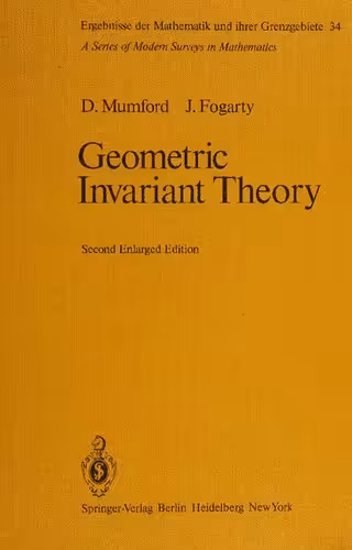 خرید و دانلود نسخه کامل کتاب Geometric Invariant Theory
