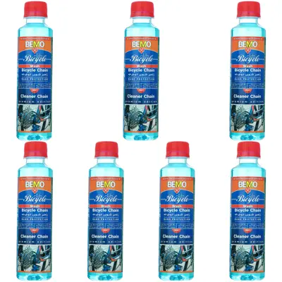 مایع زنجیر شوی دوچرخه بمو مدل B10 حجم 250 میلی لیتر بسته 7 عددی