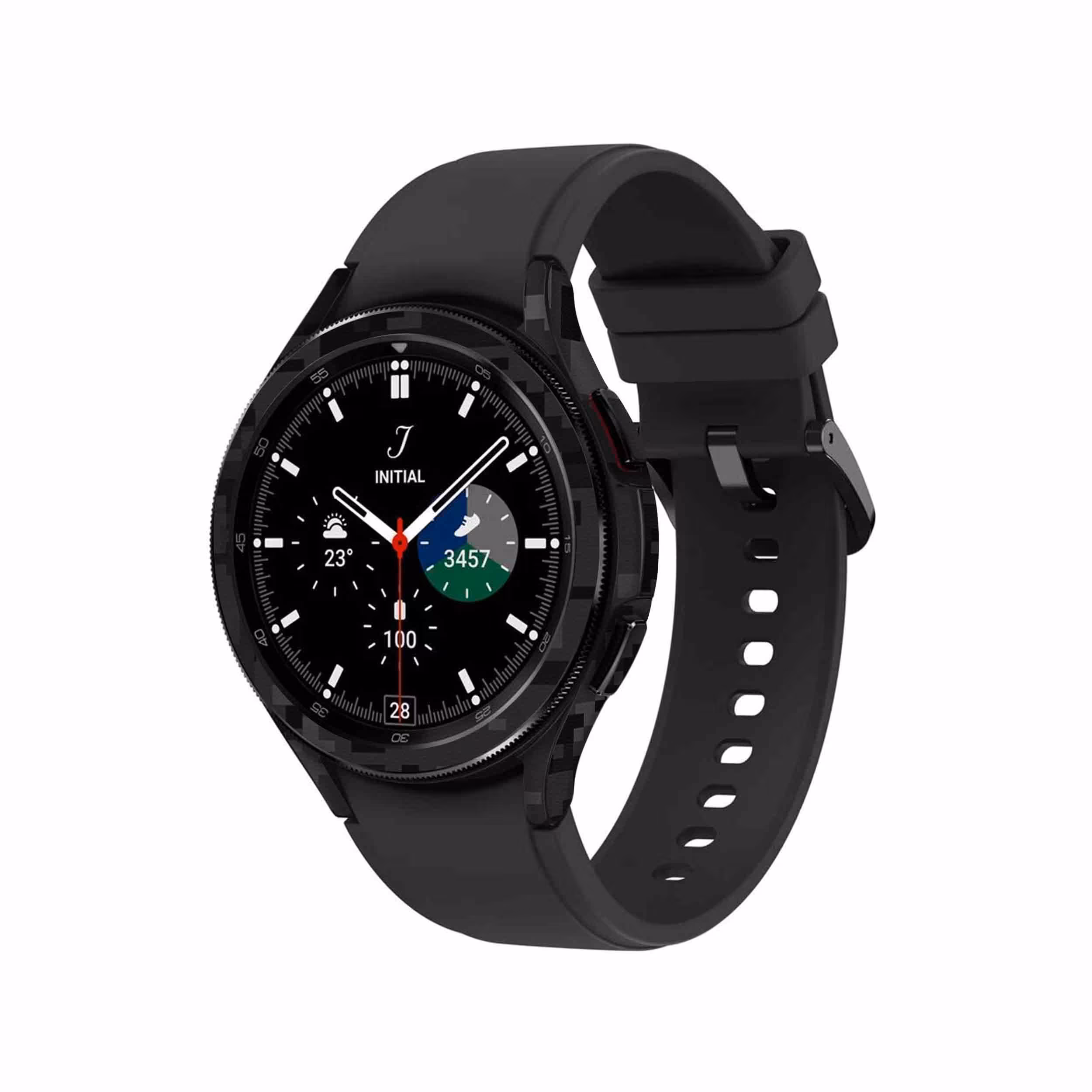 برچسب ماهوت طرح Night Army Pixel مناسب برای ساعت هوشمند سامسونگ Watch4 Classic 46mm
