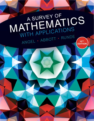 خرید و دانلود نسخه کامل کتاب A Survey of Mathematics with Applications with Integrated Review [with MyMathLab Access Code   Worksheets]