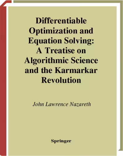 خرید و دانلود نسخه کامل کتاب Differentiable optimization and equation solving