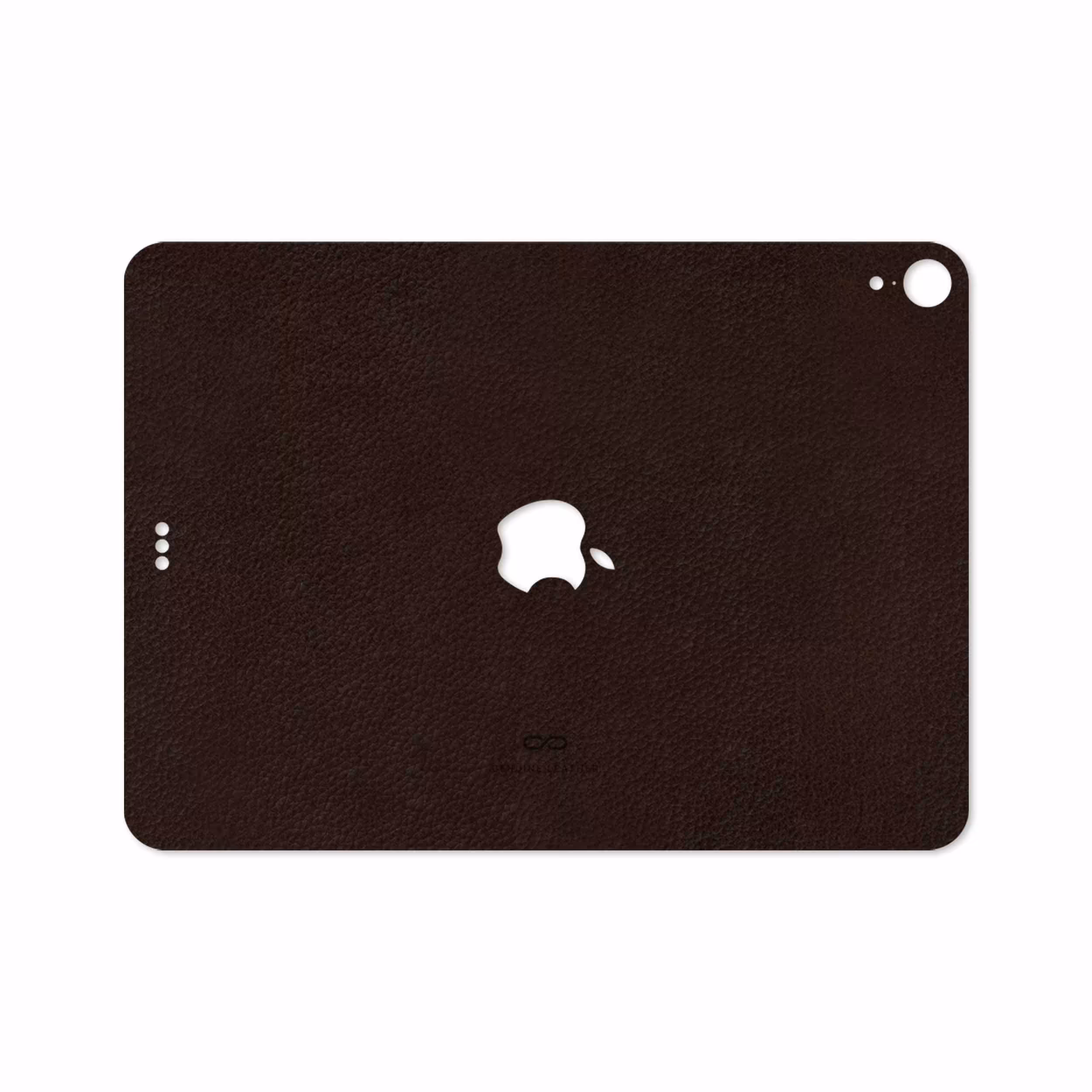 برچسب پوششی ماهوت مدل Dark-Brown-Leather مناسب برای تبلت اپل iPad Pro 11 2018 A1980