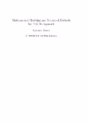 خرید و دانلود نسخه کامل کتاب Mathematical Modeling and Statistical Methods for Risk Management