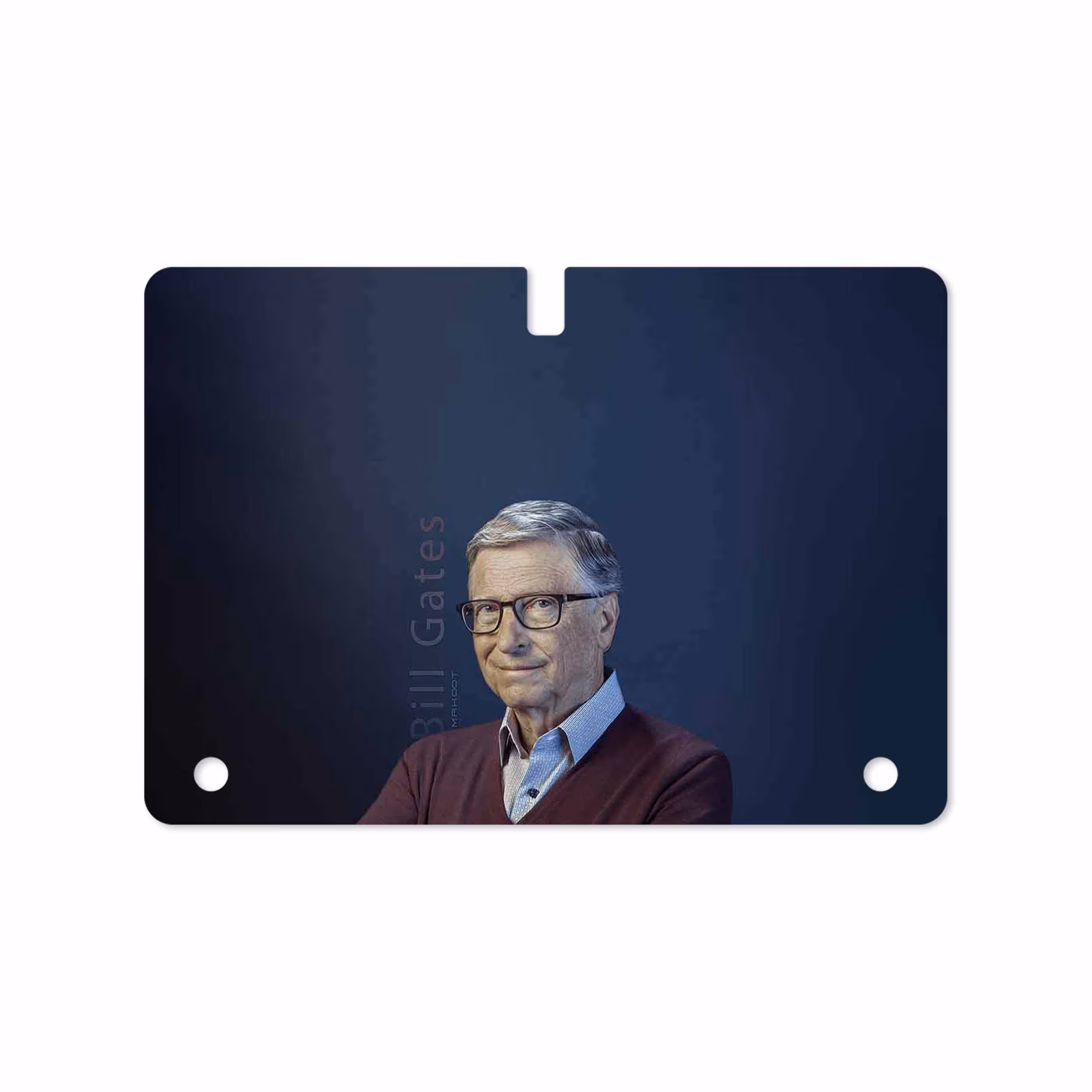 برچسب پوششی ماهوت مدل Bill Gates مناسب برای تبلت سامسونگ Galaxy Tab S 10.5 2014 T800