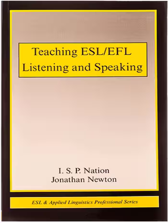 Teaching ESL/EFL Listening and Speaking