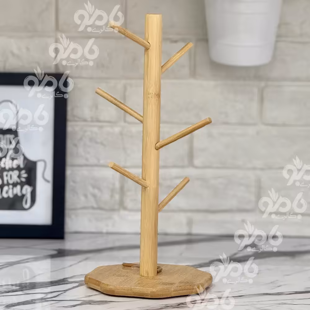 استند آویز لیوان بامبو 600/142 گل