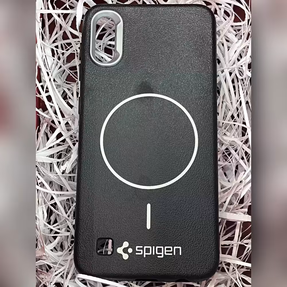 گارد چرمی مگسیف spigen برای سامسونگ samsung A10 - امین 24 امانت دار اعتماد شما
