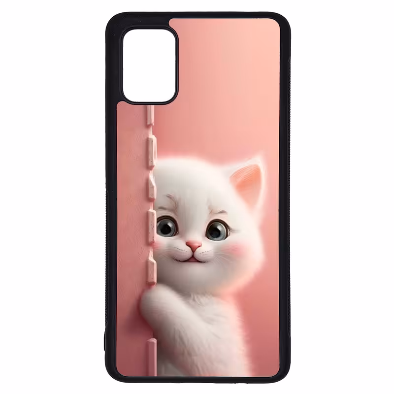 کاور طرح بچه گربه کد G-222 مناسب برای گوشی موبایل سامسونگ Galaxy A51 | دیجی قاب دونی
