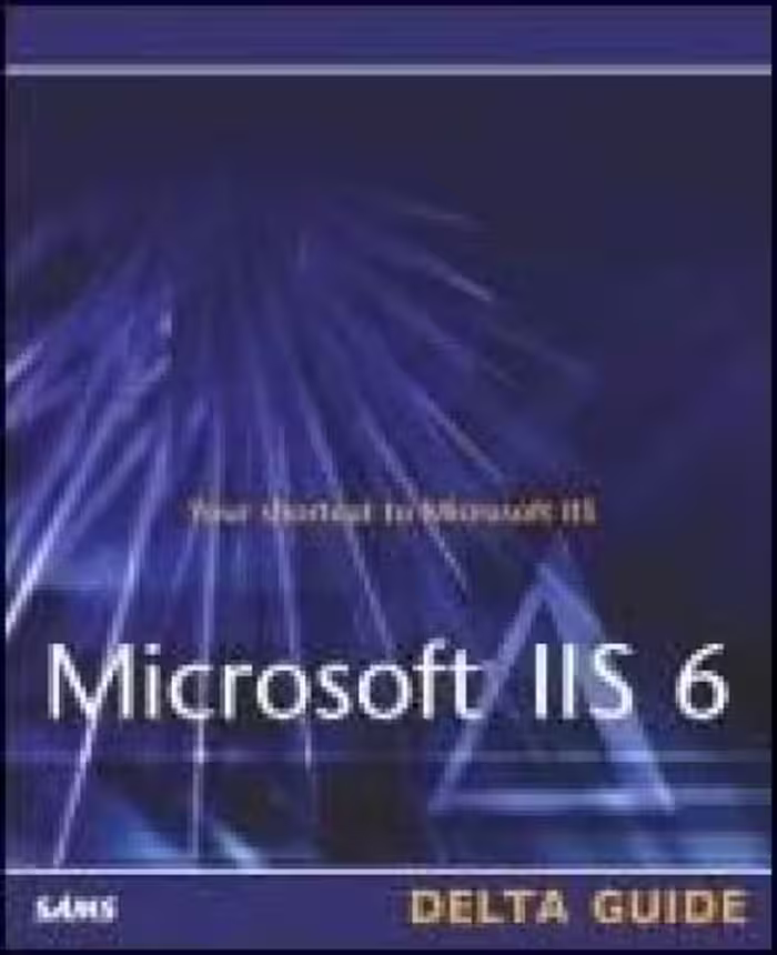 خرید و دانلود نسخه کامل کتاب Microsoft IIS 6 Delta Guide