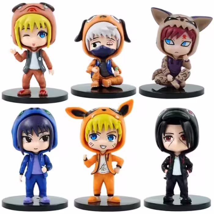 فیگور ناروتو Naruto مجموعه 6 عددی کد 4-87552