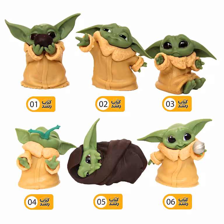 فیگور بیبی یودا (Baby Yoda) متنوع