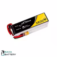 باتری لیتیوم پلیمر 3 سل tattu 3800mAh 45C