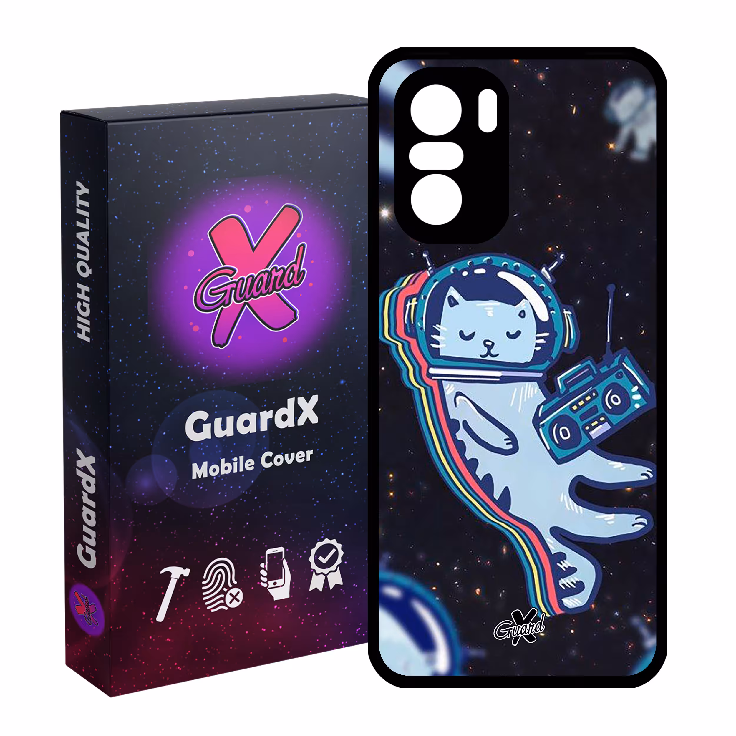 کاور گارد ایکس طرح Galaxy مدل Glass10072 مناسب برای گوشی موبایل شیائومی Poco F3/MI 11X/MI 11X Pro/Redmi K40/K40 Pro