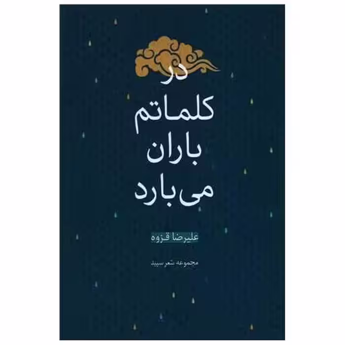 کتاب در کلماتم باران می بارد اثر علیرضا قزوه