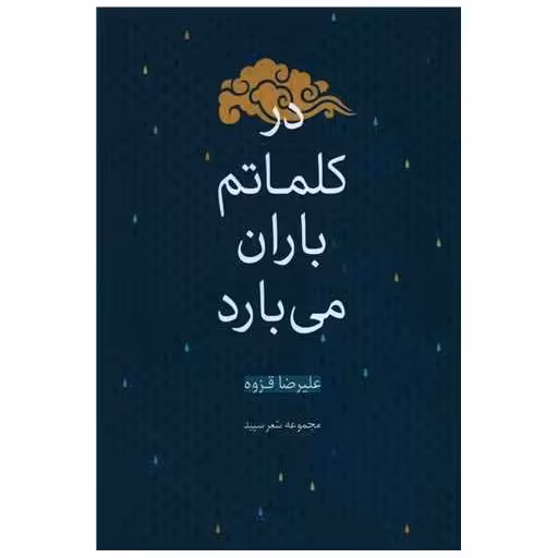 کتاب در کلماتم باران می بارد اثر علیرضا قزوه