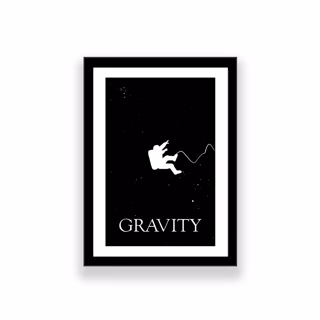 تابلو طرح فیلم gravity 