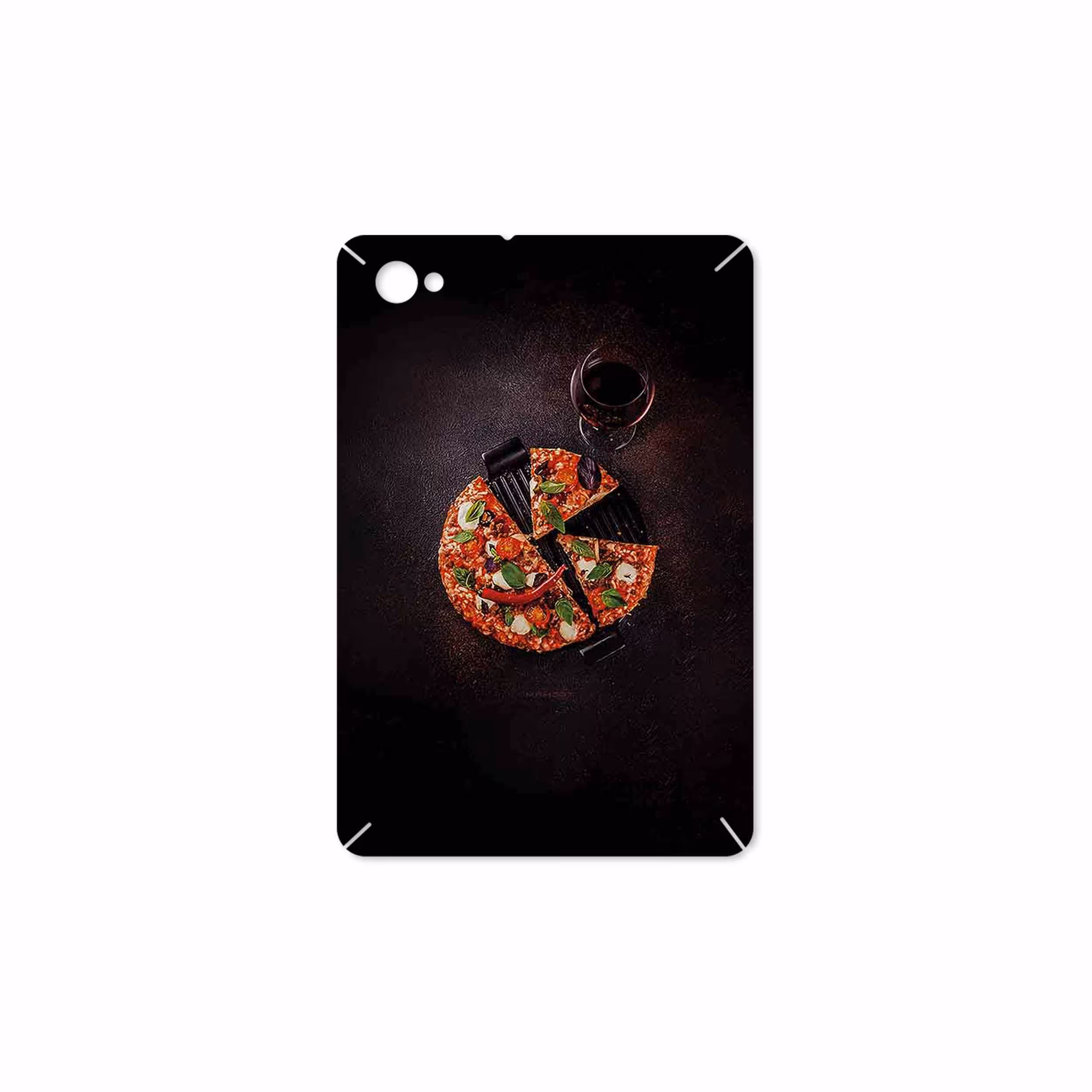 برچسب پوششی ماهوت مدل Pizza مناسب برای تبلت سامسونگ Galaxy Tab 7.7 2011 P6800