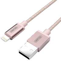 کابل تبدیل USB به لایتنینگ یونیتک مدلY-C499ARG طول 1 متر