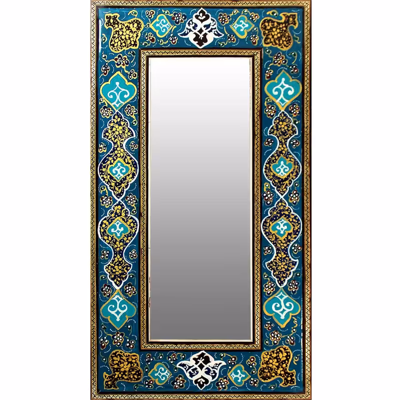 آینه خاتم کاری مدل رومیزی کد 34-sha-19