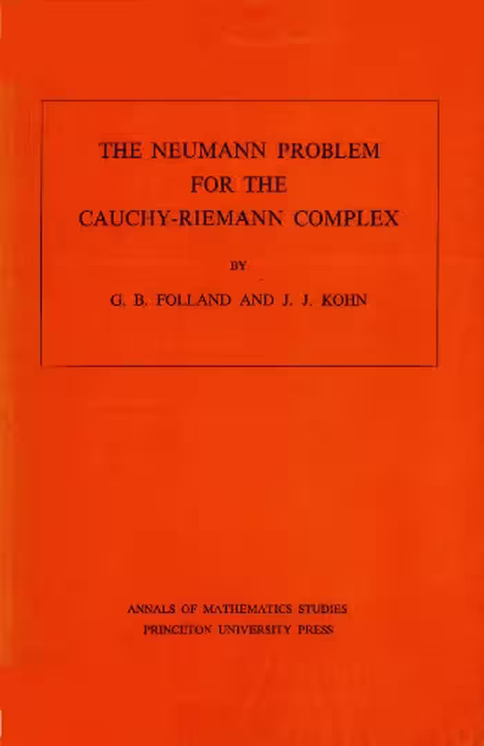 خرید و دانلود نسخه کامل کتاب The Neumann Problem for the Cauchy-Riemann Complex
