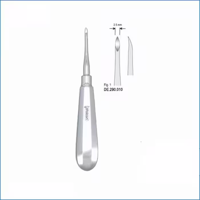 الواتور ریشه مستقیم 2.5mm Heidebrink - فروشگاه تخصصی دندانپزشکی سپیرا