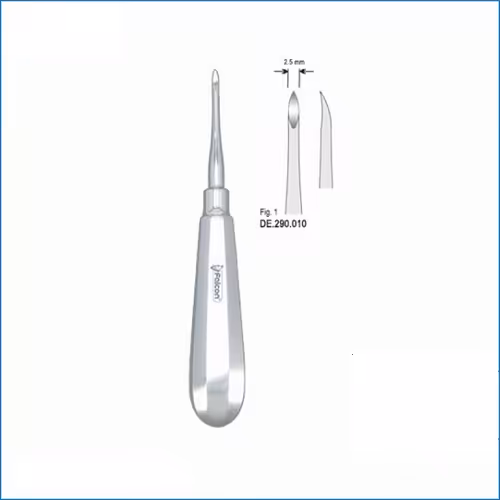 الواتور ریشه مستقیم 2.5mm Heidebrink - فروشگاه تخصصی دندانپزشکی سپیرا