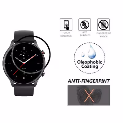 محافظ صفحه نمایش تراستکتور مدل PMTA-Glass مناسب برای ساعت هوشمند شیائومی Amazfit GTR 3 PRO