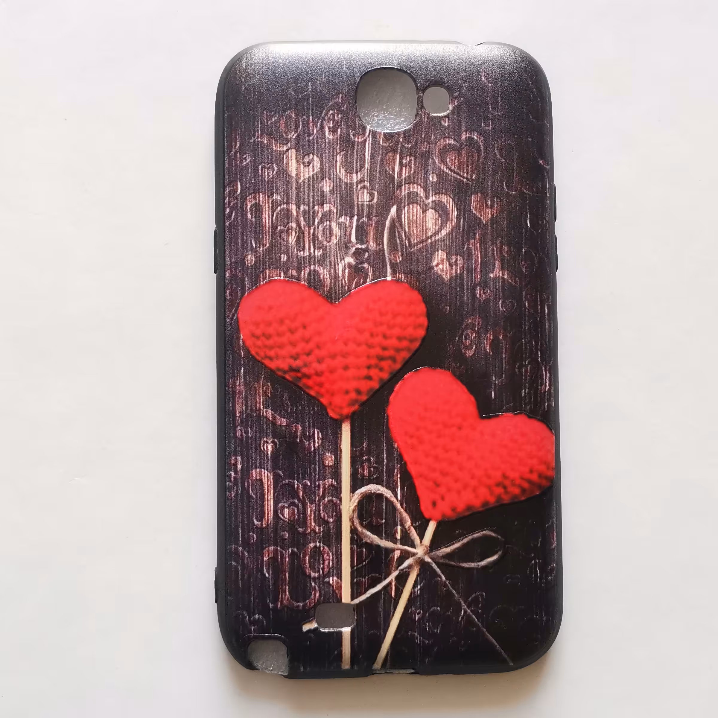 قاب طرحدار  قلبی گوشی سامسونگ Note 2