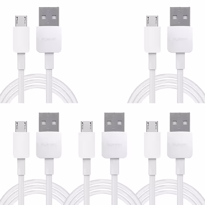 کابل تبدیل USB به microUSB مدل py0857 طول 1 متر بسته 5 عددی