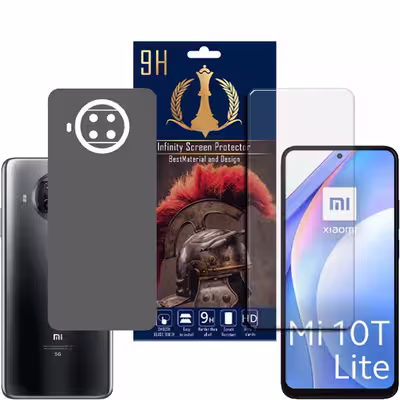 برچسب پوششی اینفینیتی مدل PRO MAX مناسب برای گوشی موبایل شیائومی MI 10T LITE به همراه محافظ صفحه نمایش