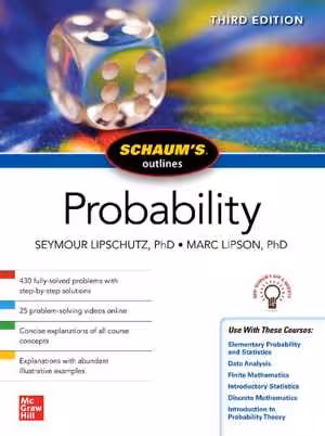 [PDF] دانلود کتاب Schaum's Outline Of Probability, 3rd ed, 2021