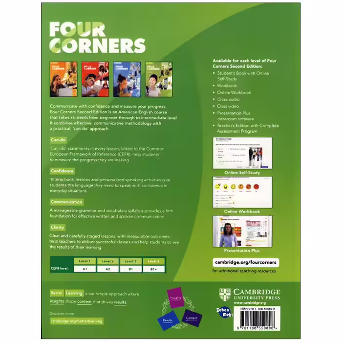 کتاب Four Corners 4 اثر Jack C.Richard and David Bohlke انتشارات زبان مهر