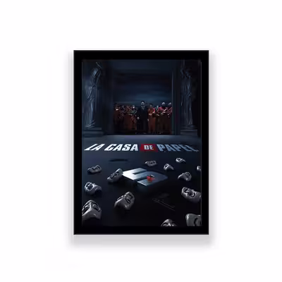 تابلو طرح سریال money heist