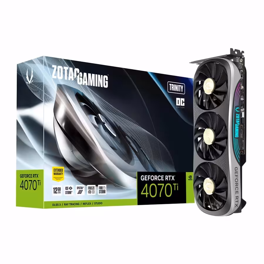 کارت گرافیک زوتاک GAMING GeForce RTX 4070 Ti Trinity OC 12GB