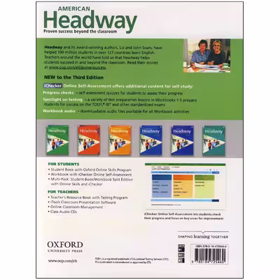 کتاب American Headway starter 3rd edition اثر john and liz soars انتشارات آکسفورد 