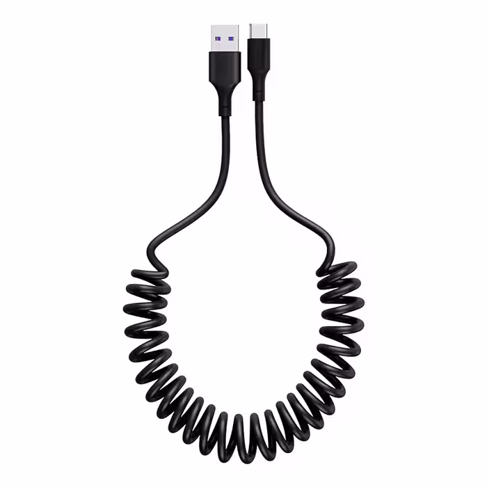 کابل تبدیل USB به USB-C مدل Spring طول 1 متر