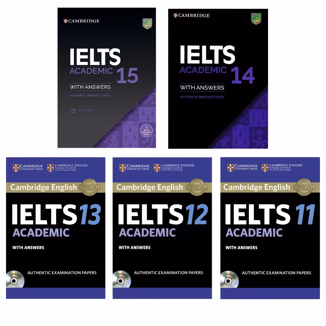 کتاب Cambridge IELTS Academic اثر جمعی از نویسندگان انتشارات کمبریج جلد 11 تا 15
