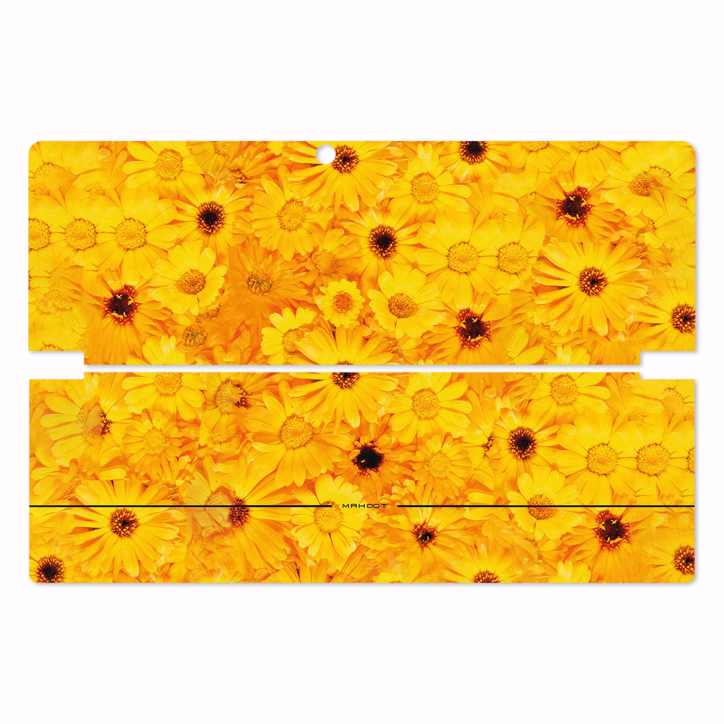 برچسب پوششی ماهوت مدل Yellow-Flower مناسب برای تبلت لنوو Miix 510 2016