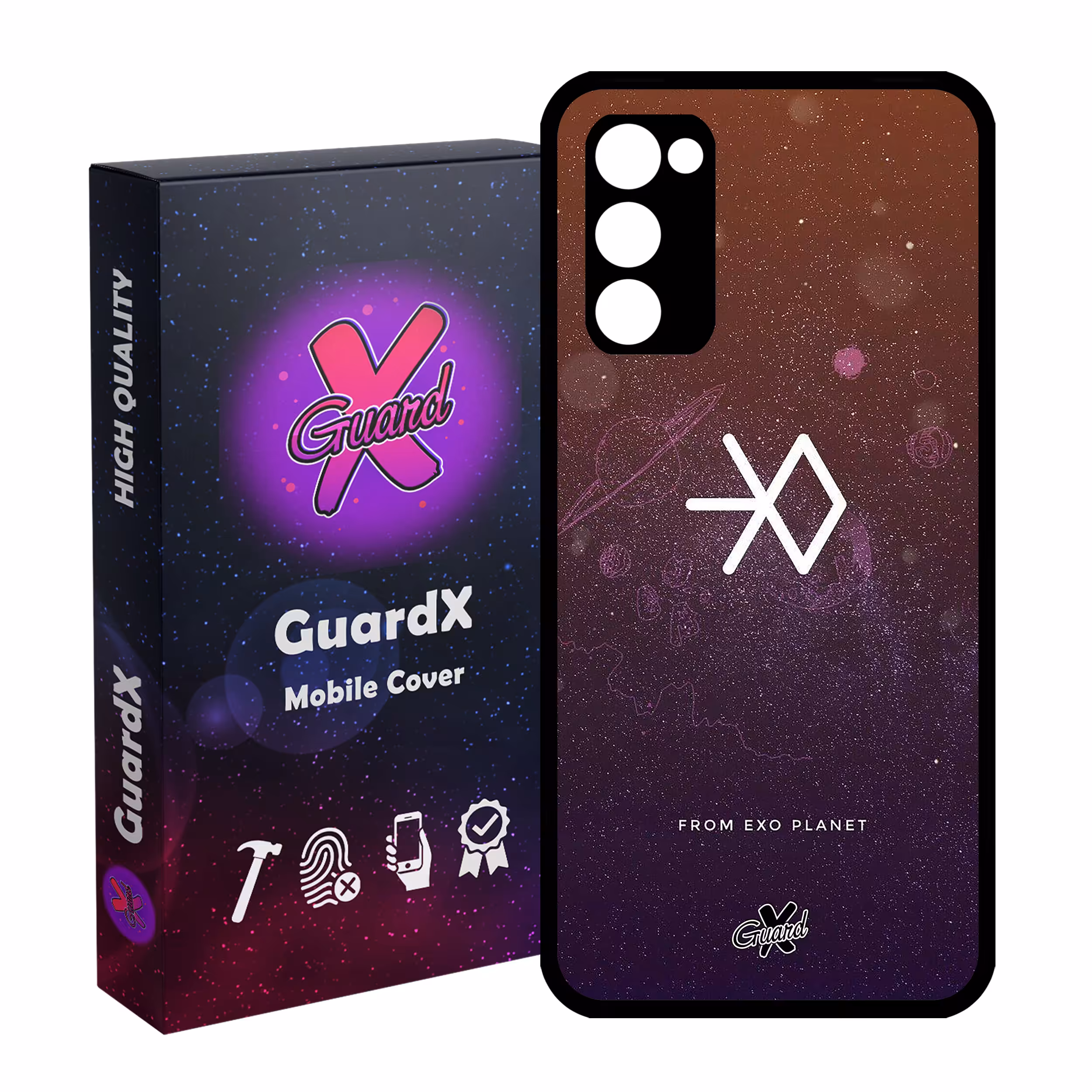 کاور گارد ایکس طرح Exo مدل Glass10021 مناسب برای گوشی موبایل سامسونگ Galaxy S20 FE