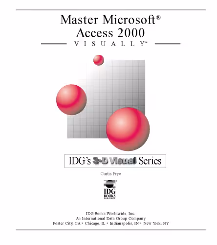 خرید و دانلود نسخه کامل کتاب Master VISUALLY Microsoft Access 2000