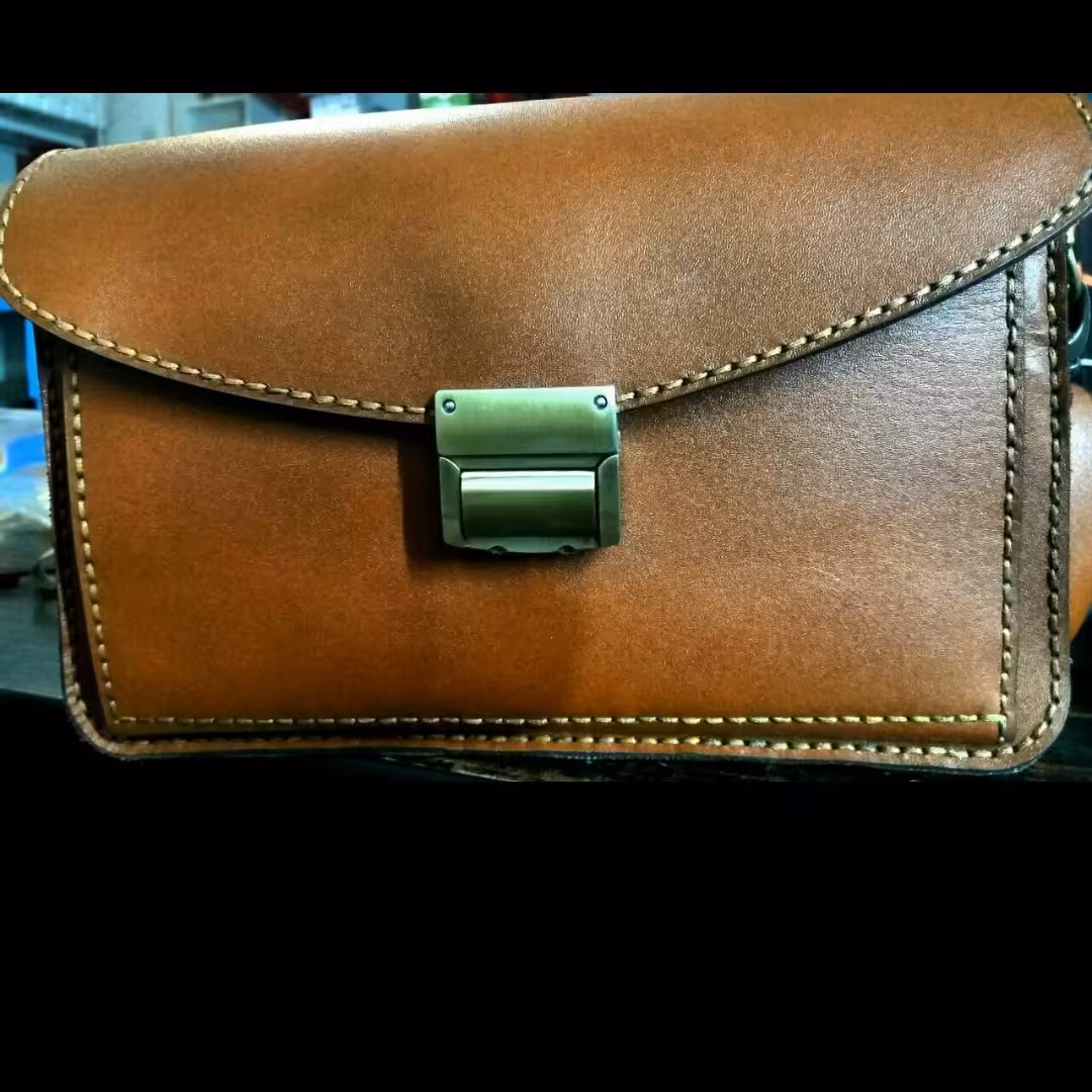 کیف مدارک مردانه چرم طبیعی دست دوز