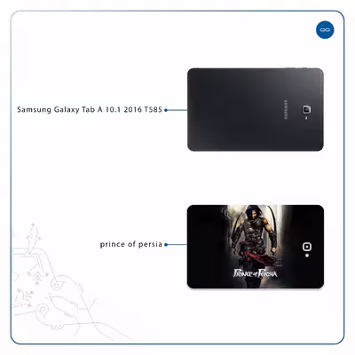 برچسب پوششی ماهوت مدل Prince of Persia مناسب برای تبلت سامسونگ Galaxy Tab A 10.1 2016 T585