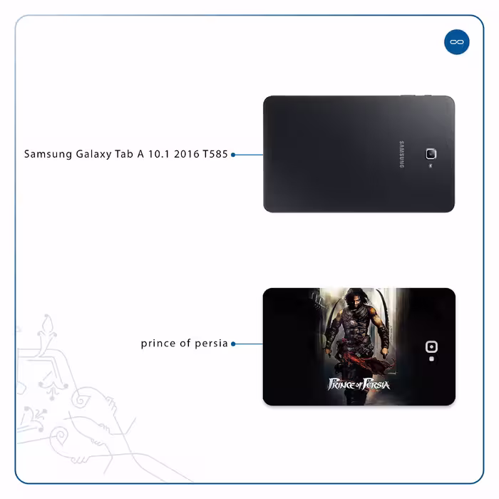 برچسب پوششی ماهوت مدل Prince of Persia مناسب برای تبلت سامسونگ Galaxy Tab A 10.1 2016 T585