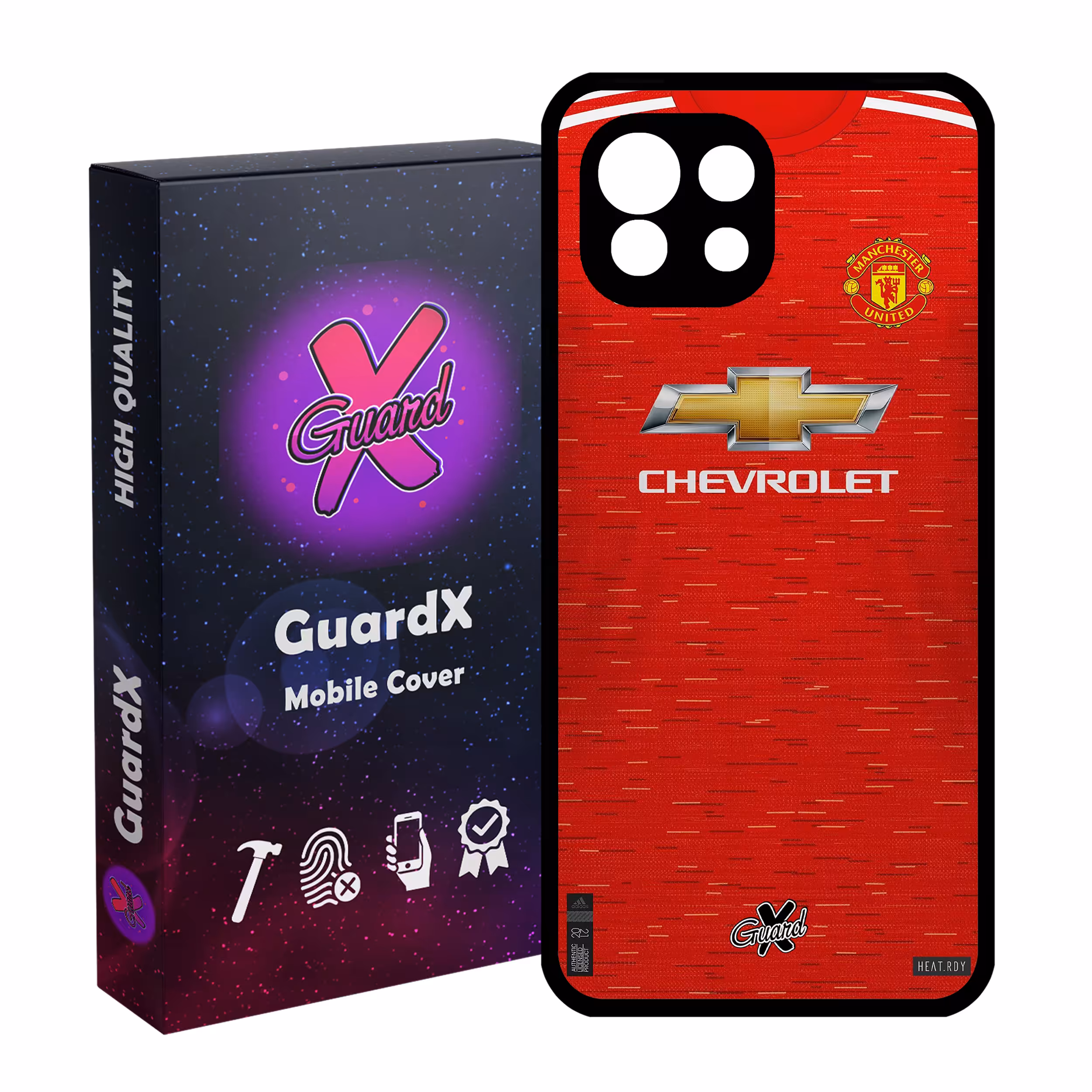 کاور گارد ایکس طرح Manchester United مدل Glass10248 مناسب برای گوشی موبایل شیائومی Mi 11 Lite